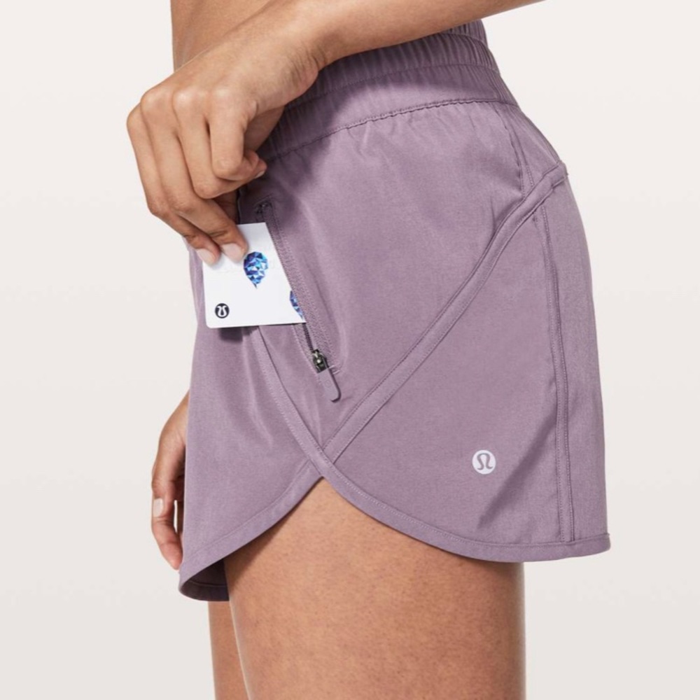 Lululemon Tracker Short V 4" in Frosted Mulberry